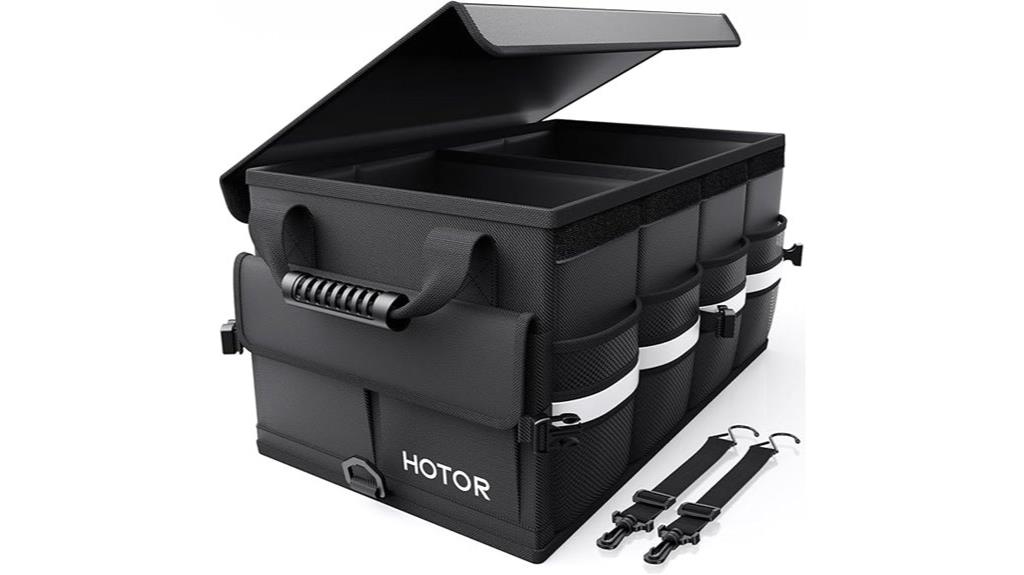 car trunk organizer with cover