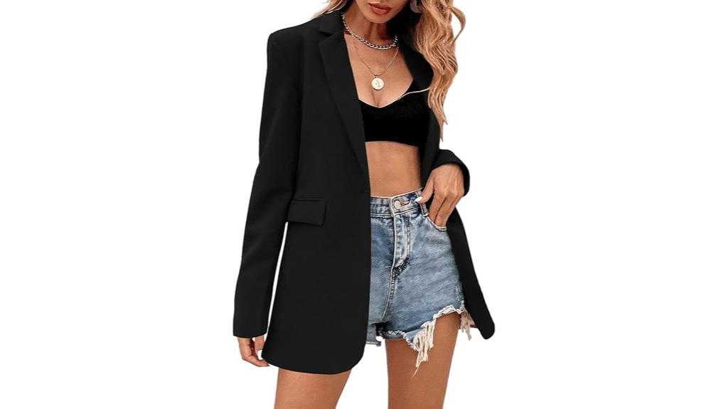 casual oversized blazer jacket