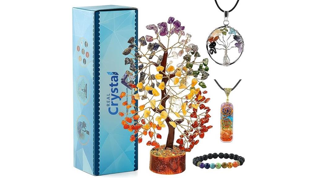 chakra healing crystal jewelry