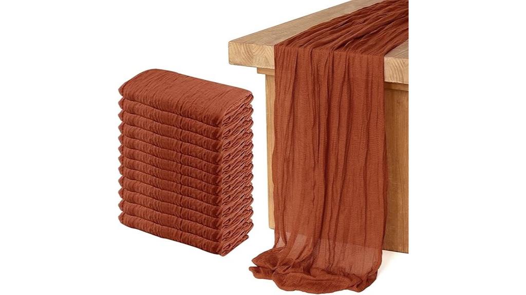 cheesecloth table runner pack