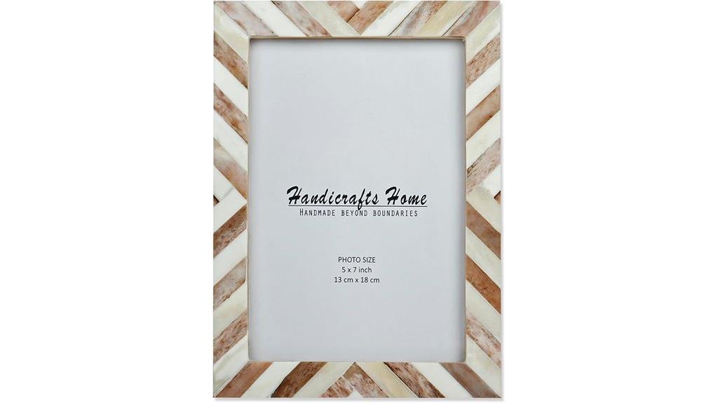 chevron pattern picture frame