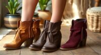 chic boho ankle boots