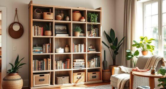 chic boho bookcase ideas
