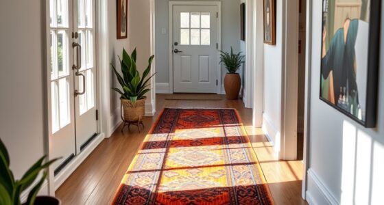 chic boho hallway runners