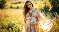 chic boho maternity dresses