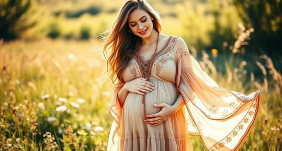 chic boho maternity dresses