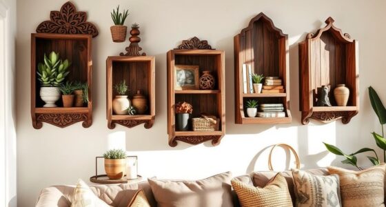 chic boho shelving ideas