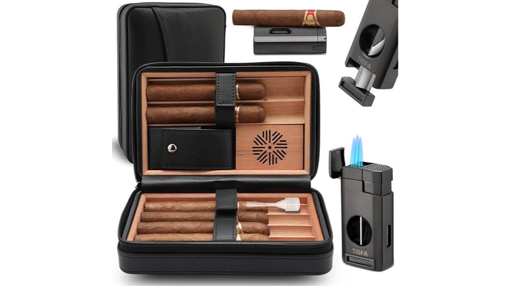 cigar humidor with accessories