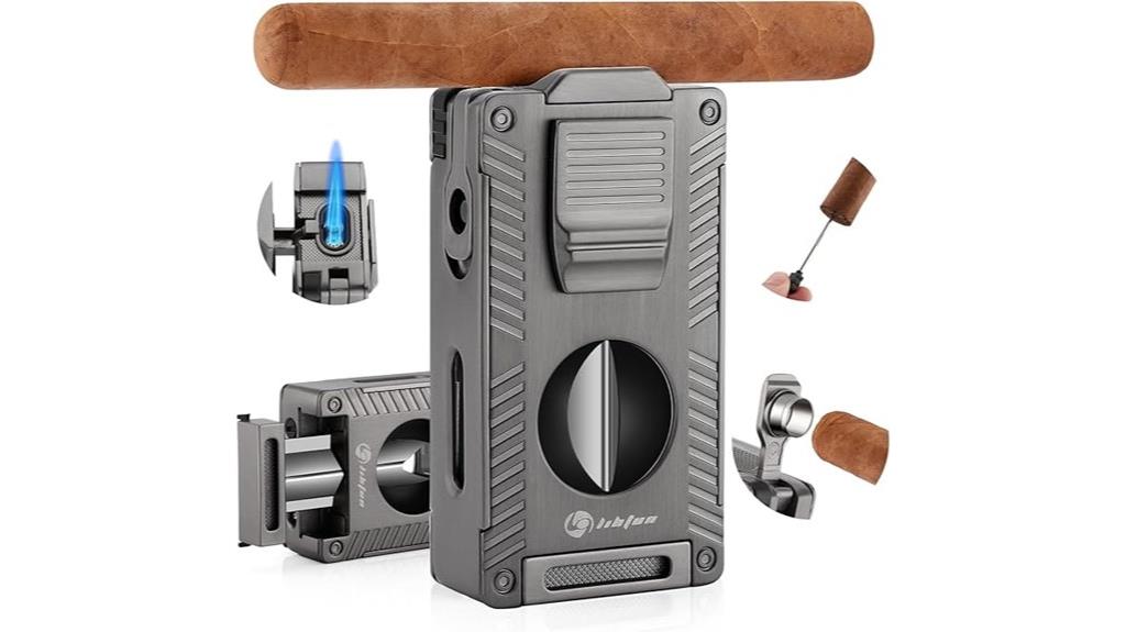 cigar torch with cutter