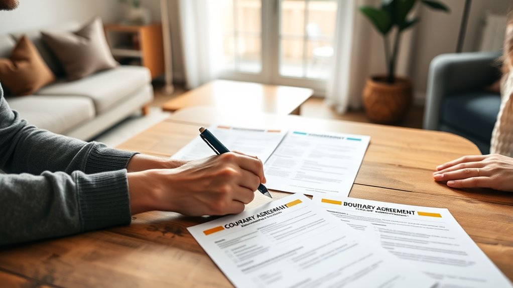 co parenting boundary agreement templates