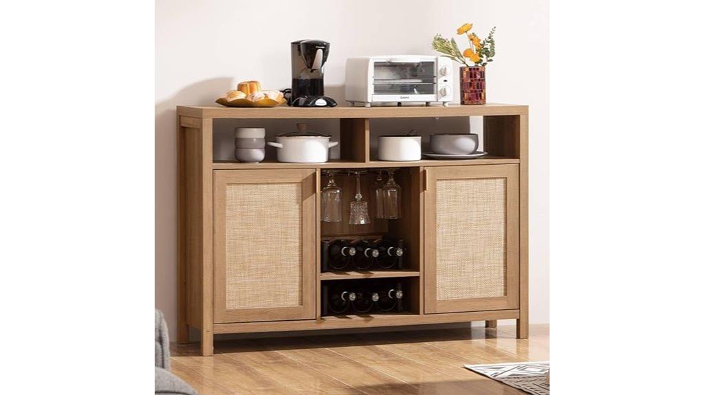 coffee bar with storage
