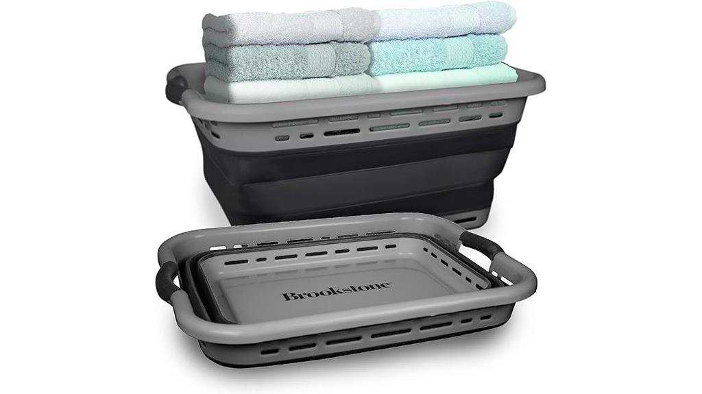 collapsible 11 gallon laundry basket