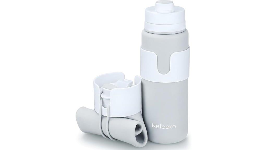 collapsible bpa free water bottle