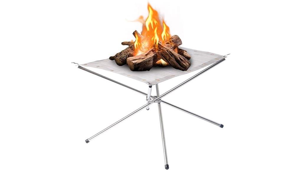 collapsible outdoor fire pit