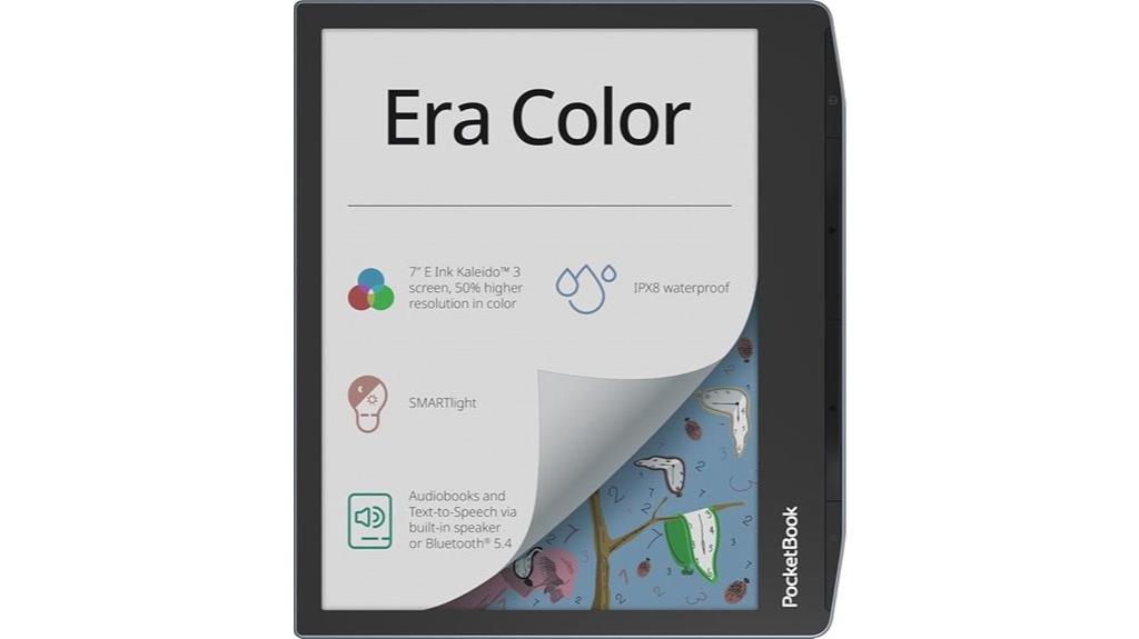 color touch waterproof e reader