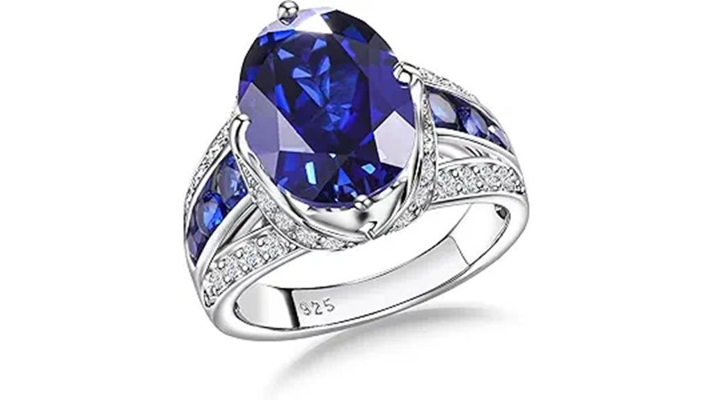 colorful gemstone ring collection