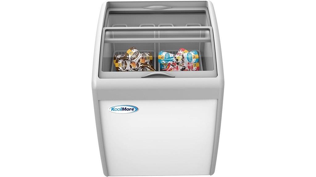 commercial ice cream freezer