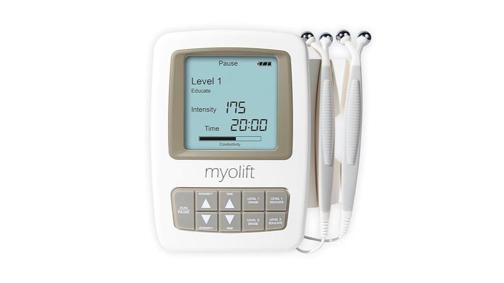 compact microcurrent facial device