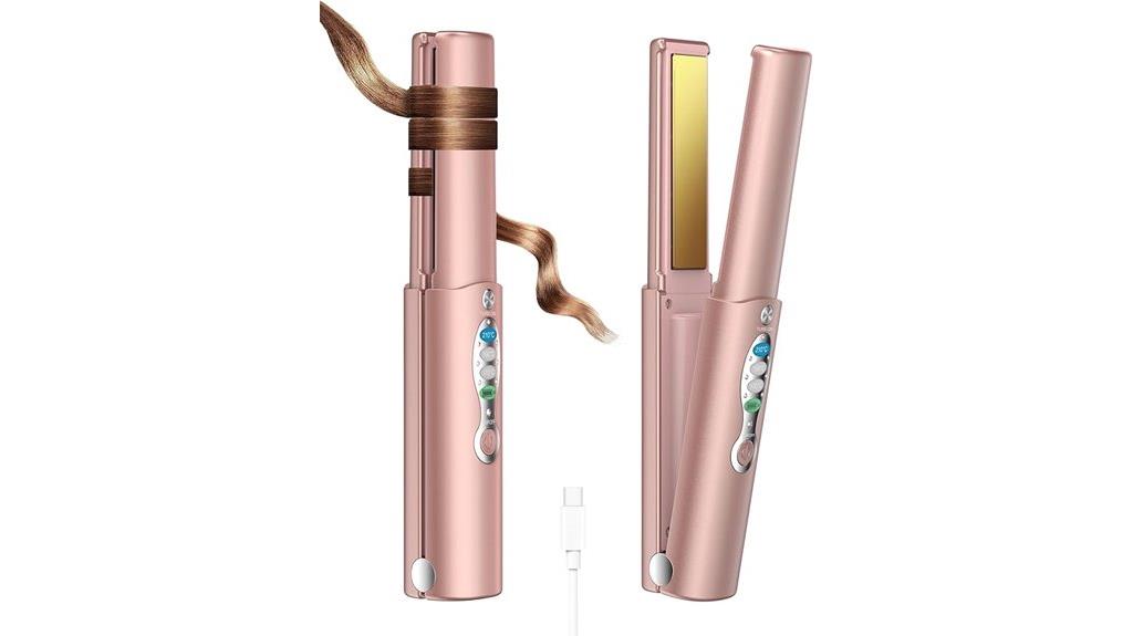 compact titanium cordless styler