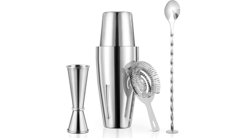 complete bartender mixing set