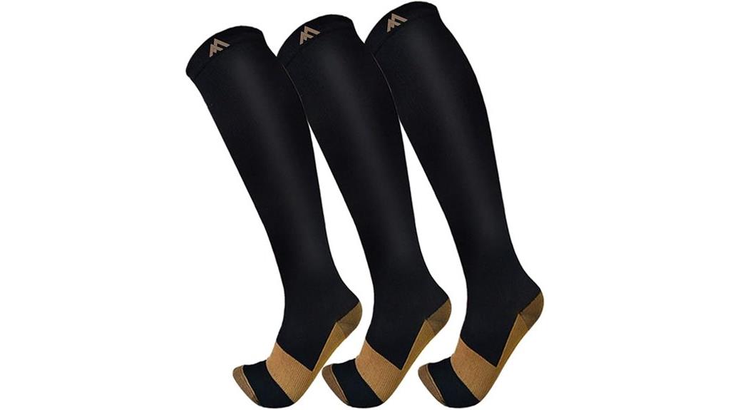 copper compression sock pack