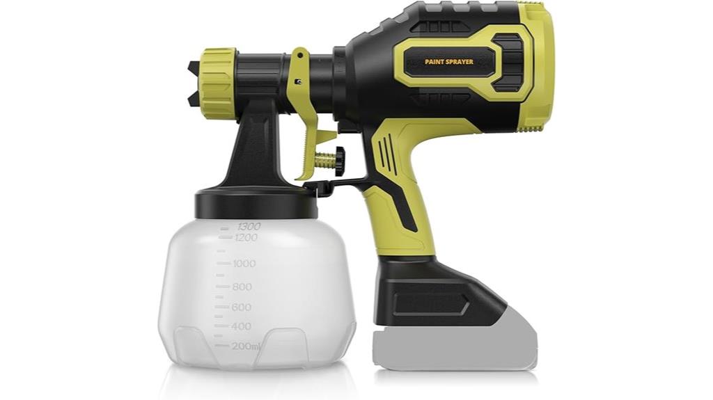 cordless dewalt paint sprayer