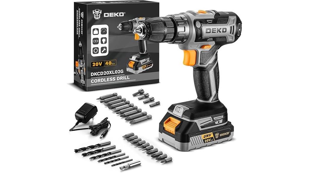 cordless drill 20v set