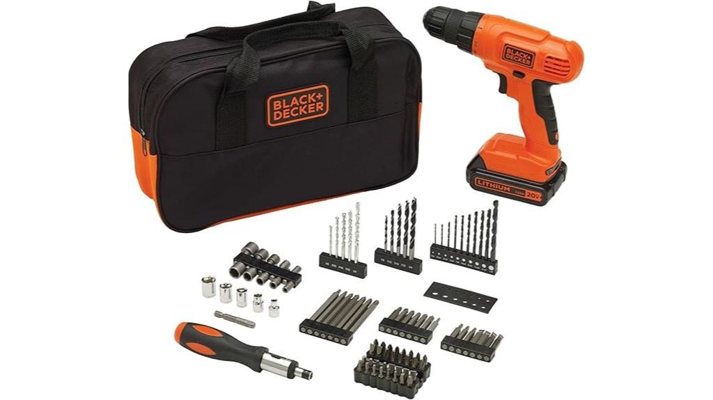 cordless drill with accessories