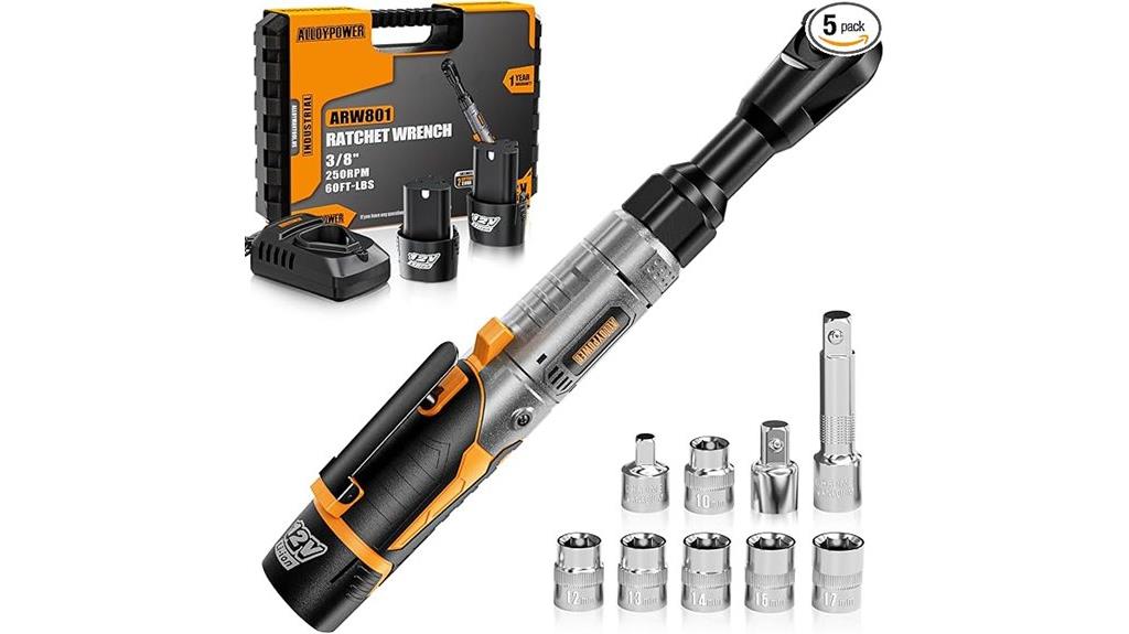 cordless ratchet with torque