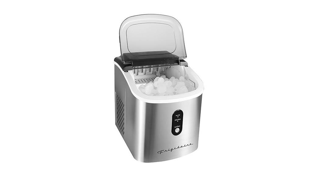 countertop ice maker with large bucket