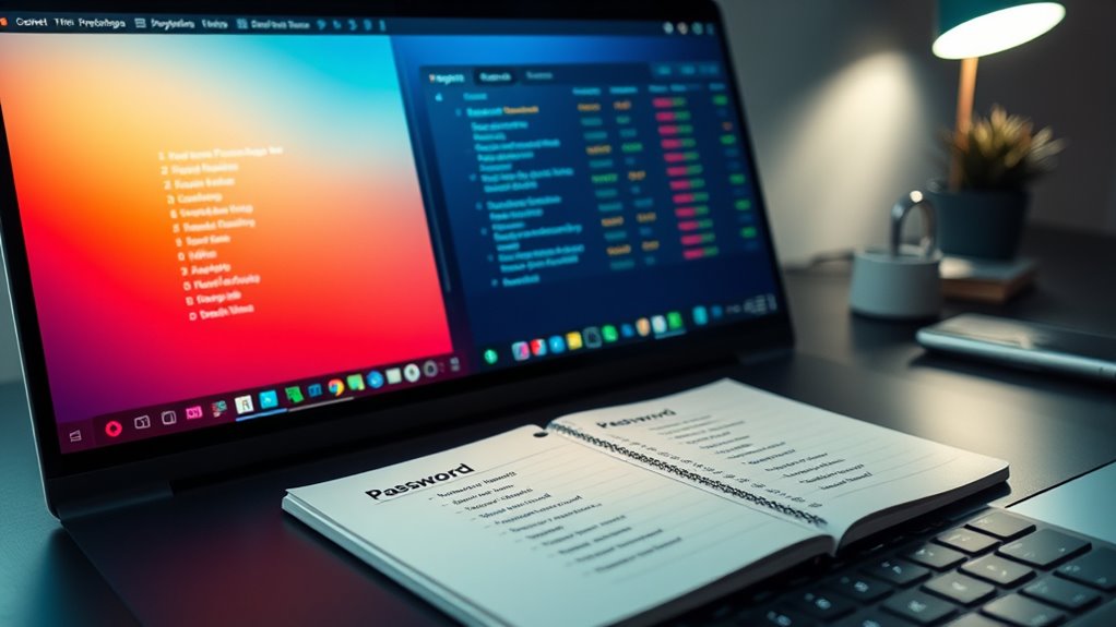 create and manage strong passwords
