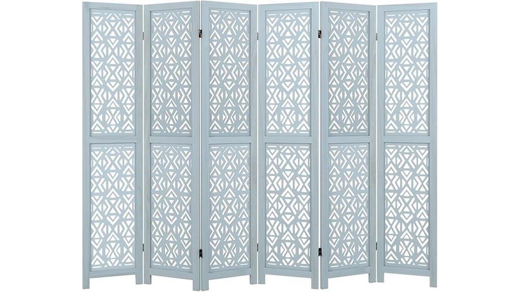 decorative 6 panel divider