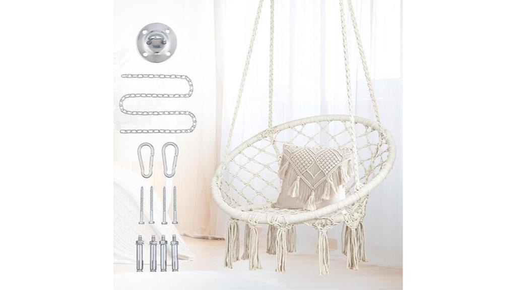 decorative hanging chair set