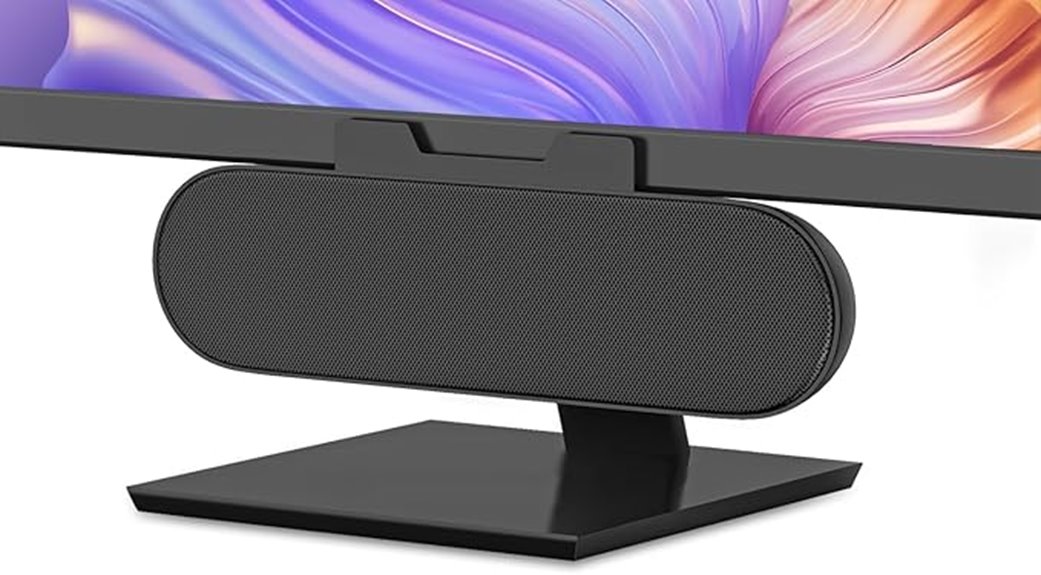 desktop monitor usb c speakers