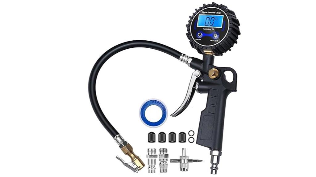 digital tire inflator gauge