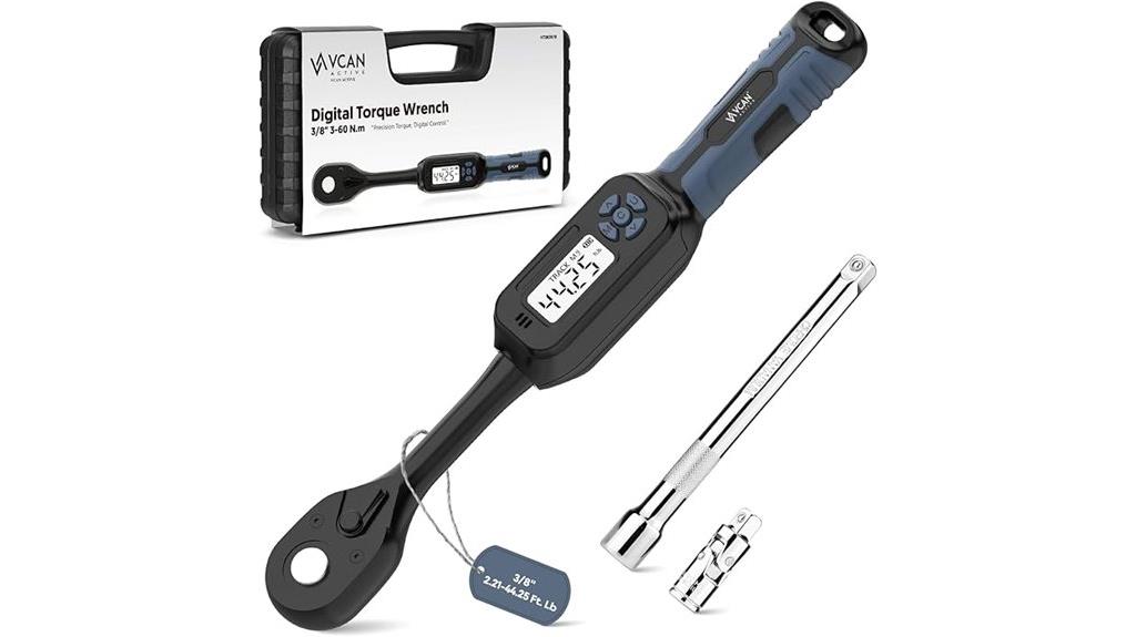 digital torque wrench features