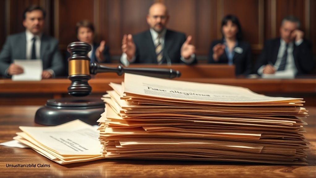 distinction between false and unsubstantiated