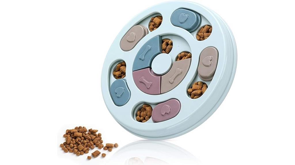 dog puzzle blue enrichment