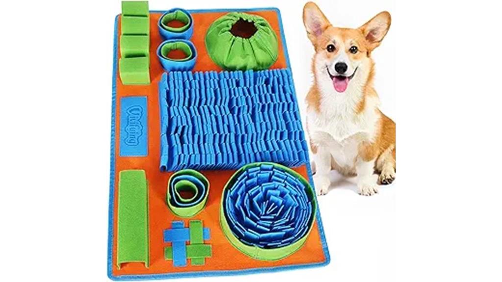 dog treat puzzle mat