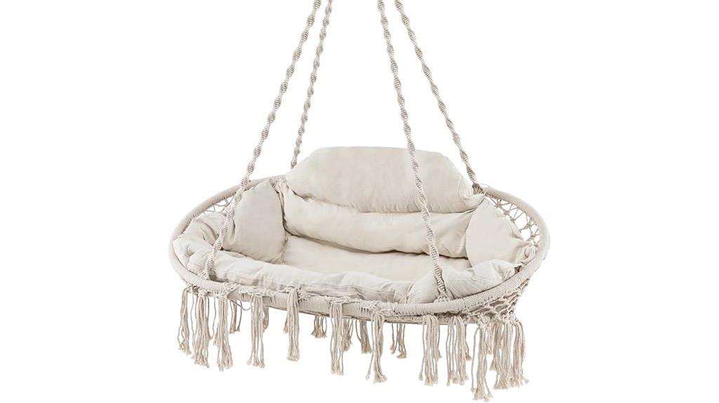 double hanging hammock chair