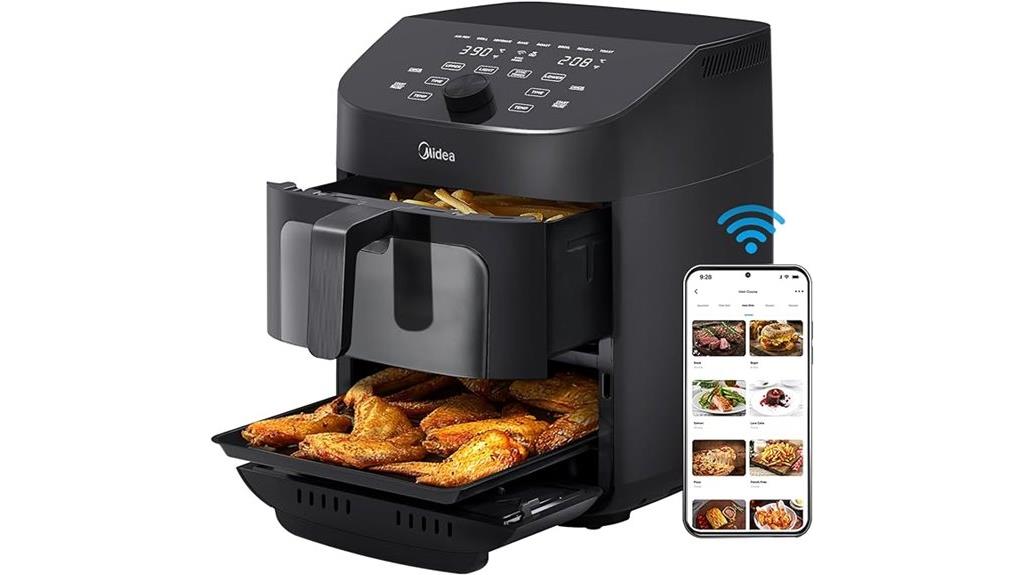 dual basket wi fi oven