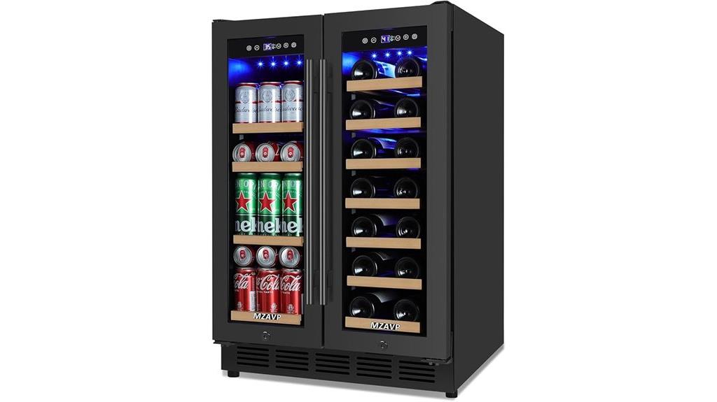 dual zone wine cooler