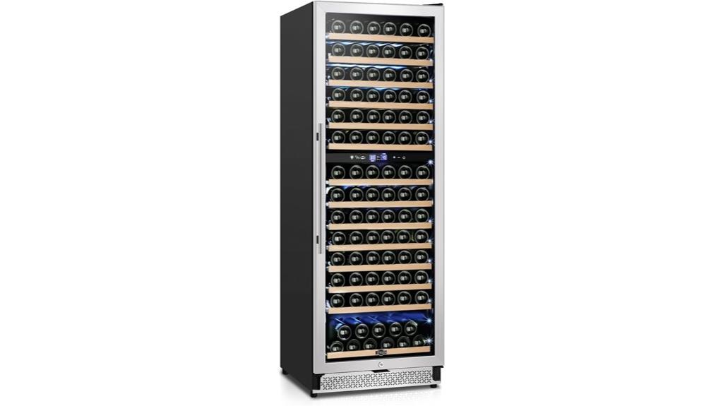 dual zone wine cooler