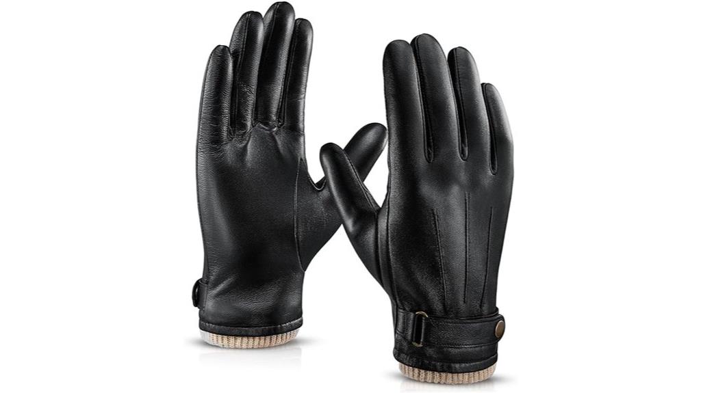 durable leather men s gloves