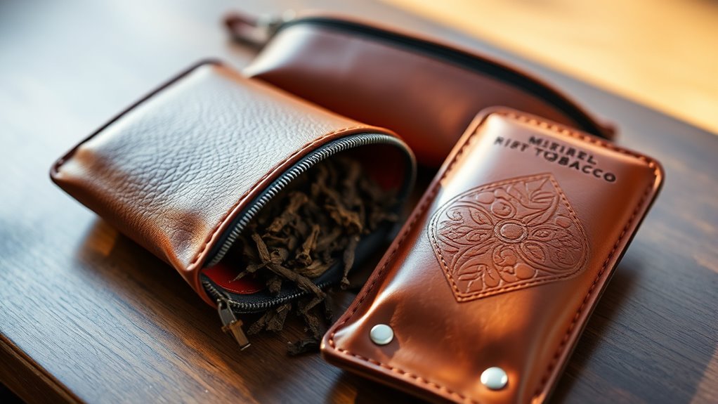durable practical pipe tobacco pouch