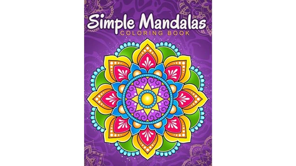 easy mandala coloring book