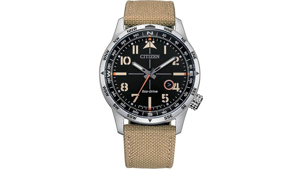 eco drive avion field watch