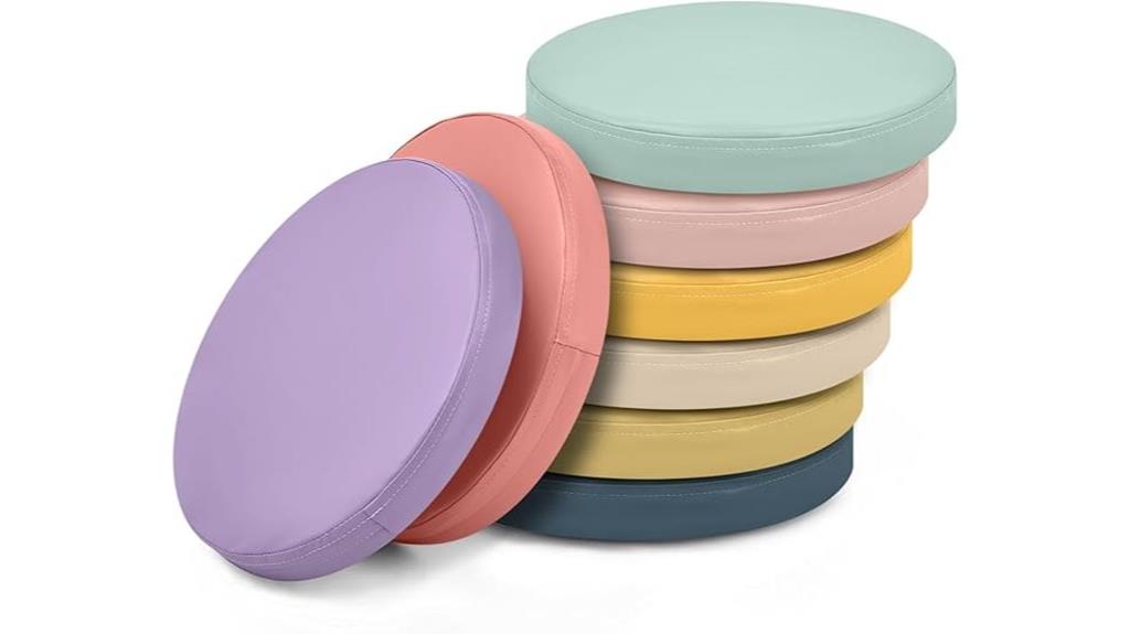 eight cushions for seating