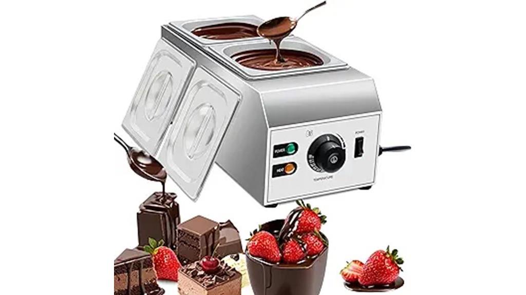 electric 1000w chocolate warmer