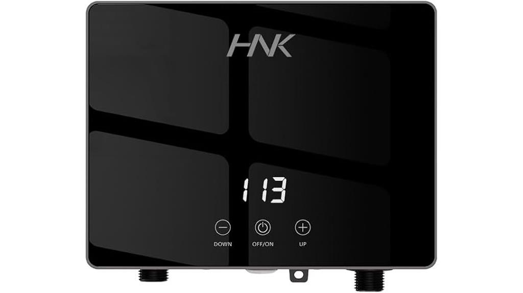 electric tankless water heater